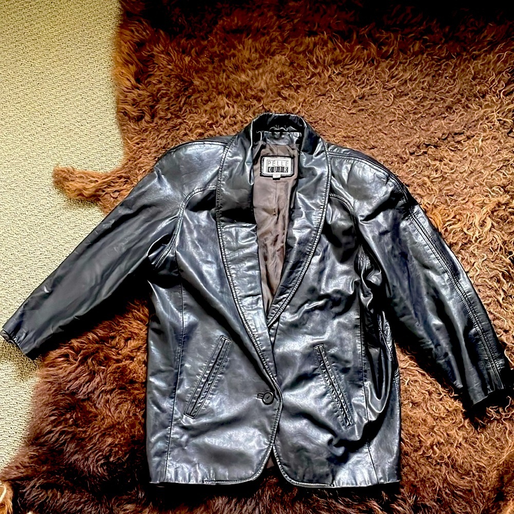 Vintage Pelle Cuir leather jacket